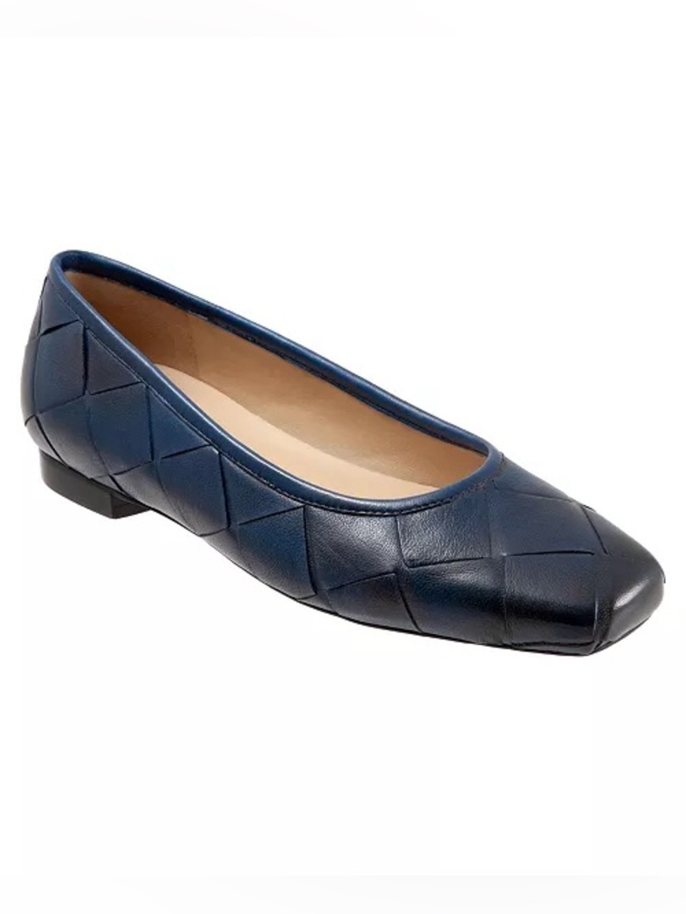 Trotters woven leather Hanny ballet boho flats